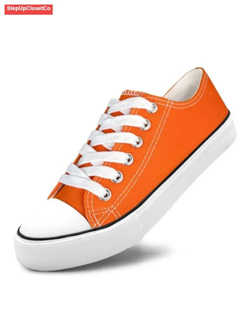 Canvas Low Top Lace Up Casual Sneakers for Women & Men